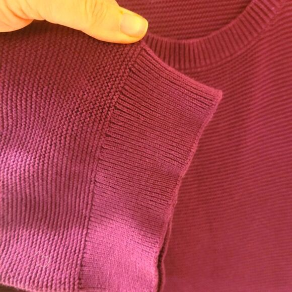 Merona Purple & Black Sweater Midi Dress - Picture 4 of 5